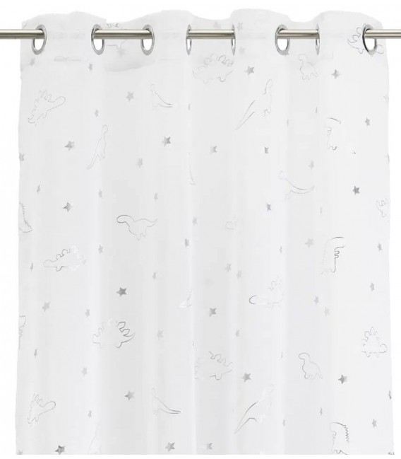 Visillo para barra semitransparente color blanco mdmhogar