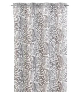 Cortina para barra opaca terciopelo impreso mdmhogar