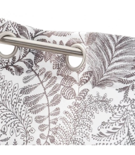 Cortina para barra opaca terciopelo impreso mdmhogar