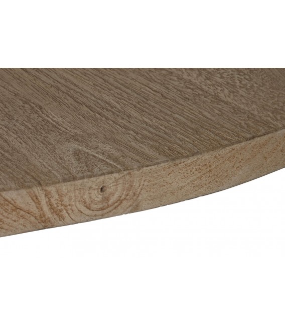 Mesa de comedor redonda grande madera maciza mdmhogar