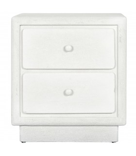 MESITA DE NOCHE 48 X 36 X 53 ZENCA MADERA ACABADO YESO