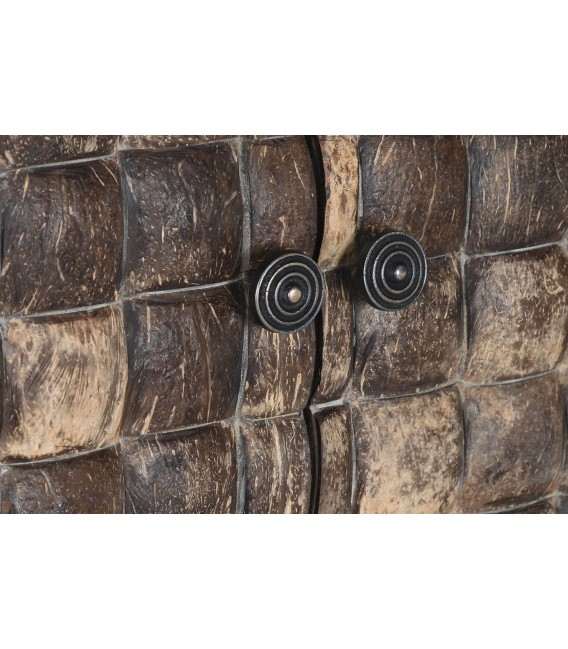 Armario alacena 2 puertas realizado en madera de teca reciclada mdmhogar