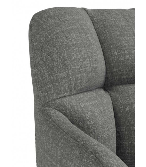 silla de oficina cómoda tapizada en gris oscuro mdmhogar