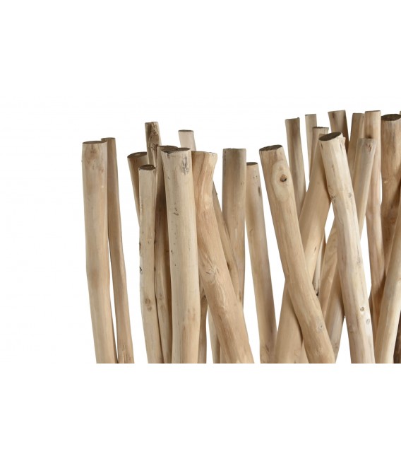 Bonito paraban madera de teca acabado natural mdmhogar