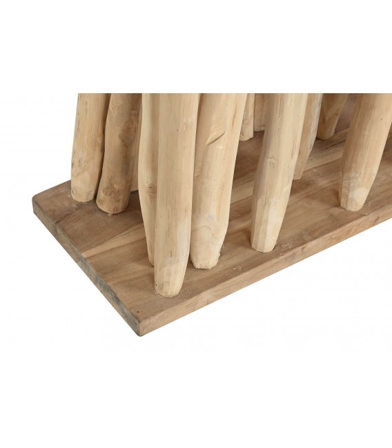 Bonito paraban madera de teca acabado natural mdmhogar