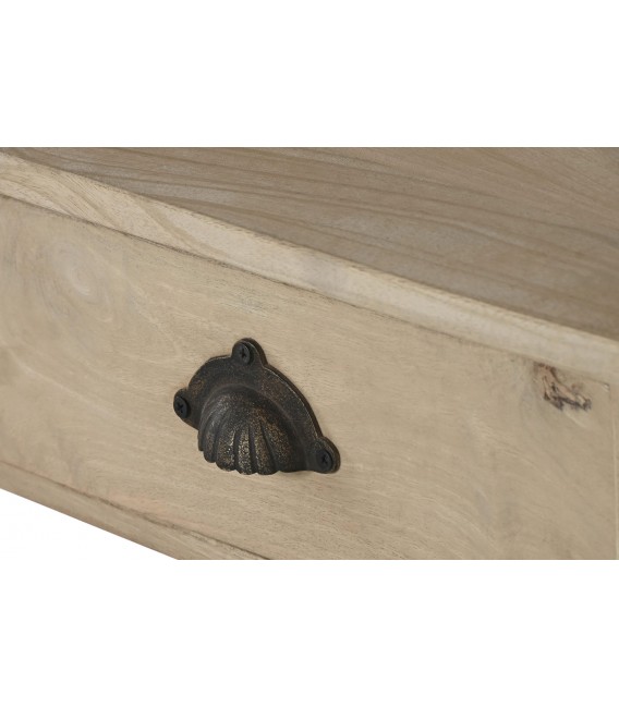 Mesa escritorio grande realzada en madera maciza mdmhogar