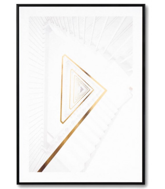 Lámina vertical estilo fotográfico motivo escalera mdmhogar