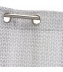 Cortina opaca para barra Jacquard en tonos grises mdmhogar