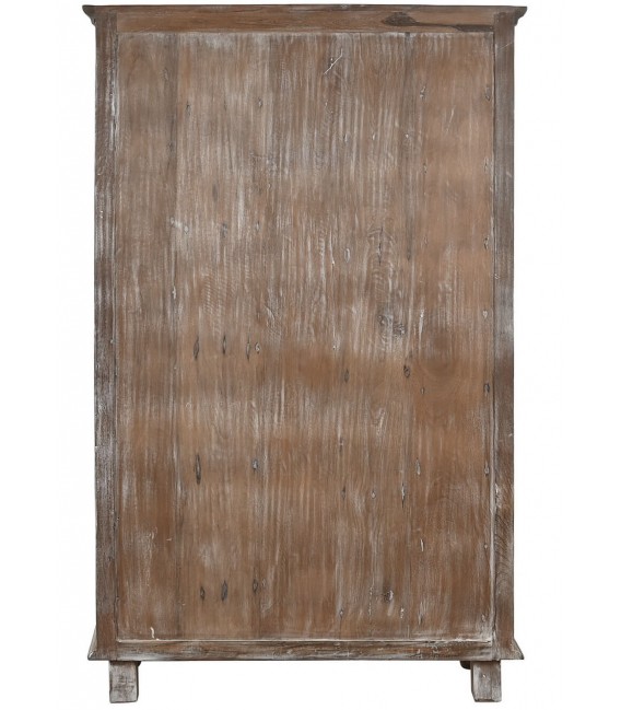 Armario alacena madera de teca color nogal mdmhogar