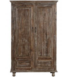 Armario alacena madera de teca color nogal mdmhogar