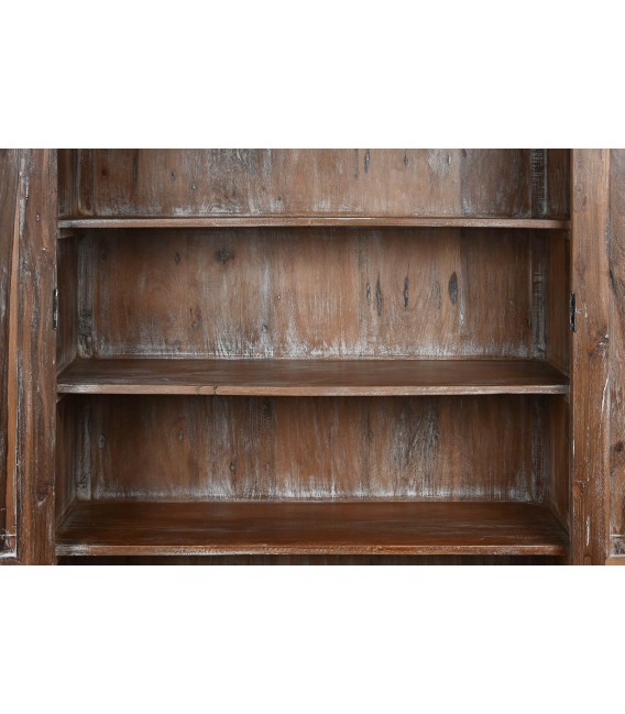 Armario alacena madera de teca color nogal mdmhogar