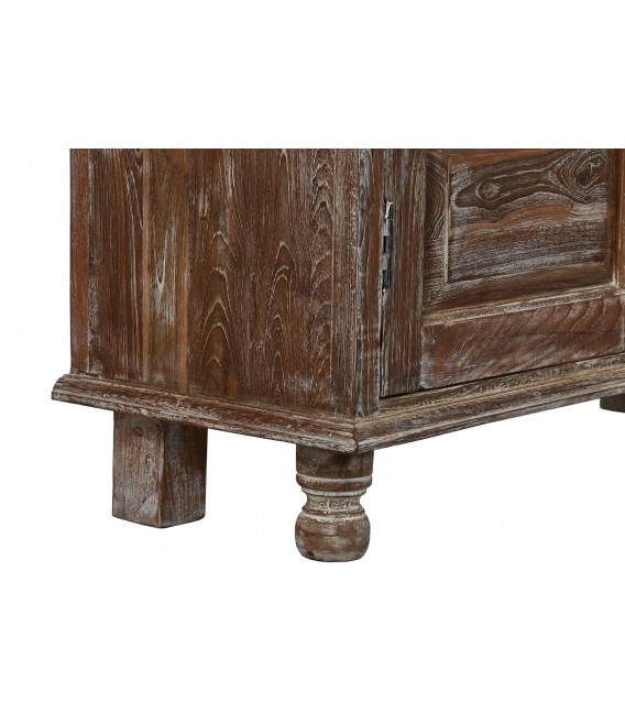 Armario alacena madera de teca color nogal mdmhogar