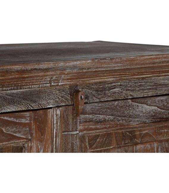 Armario alacena madera de teca color nogal mdmhogar