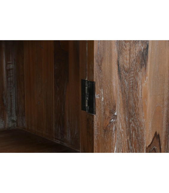 Armario alacena madera de teca color nogal mdmhogar