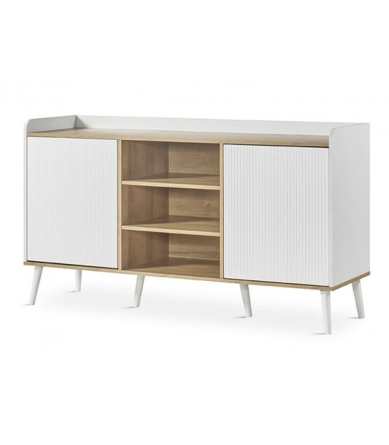 Aparador realizado en madera mdf imitación roble mdmhogar