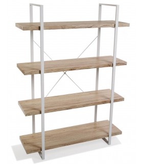 Estantería de estilo nórdico a media altura mdmhogar