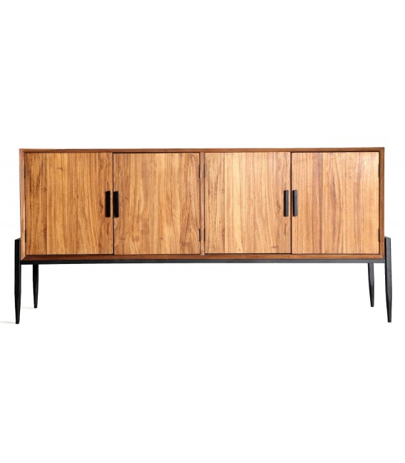 Aparador 4 puertas de estilo industrial mdmhogar