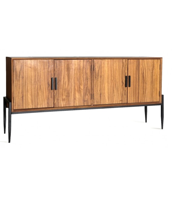 Aparador 4 puertas de estilo industrial mdmhogar