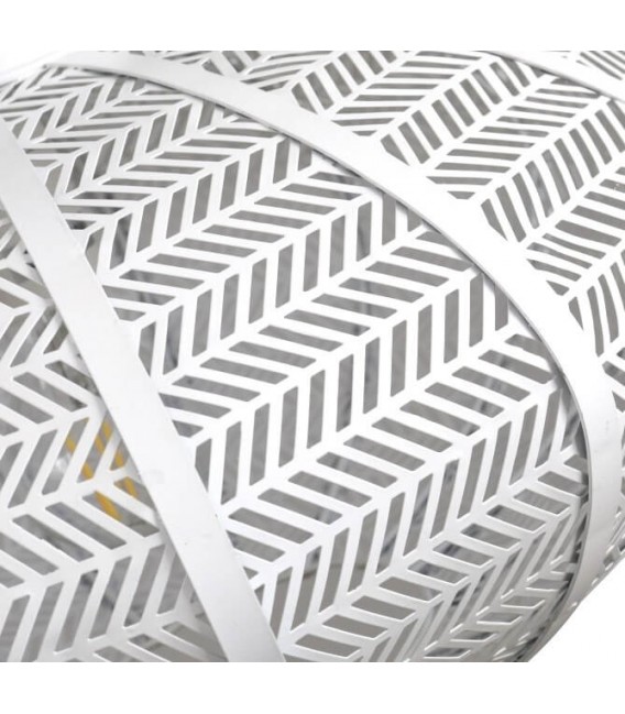 Plafón de techo realizado en metal calado mdmhogar