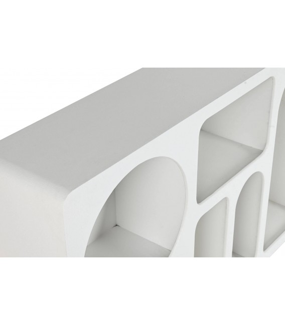 Librería estantería baja efecto yeso mdmhogar