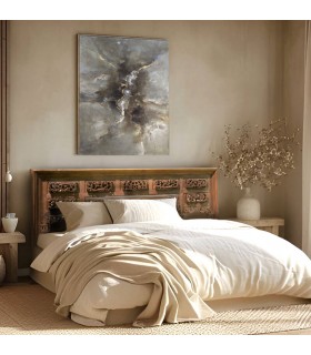 Cuadro vertical abstracto mdmhogar