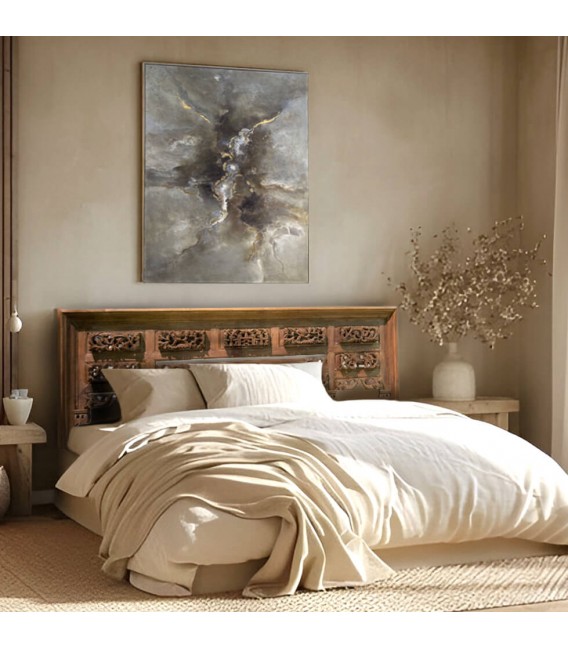 Cuadro vertical abstracto mdmhogar