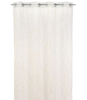 Visillo para barra semitransparente blanco