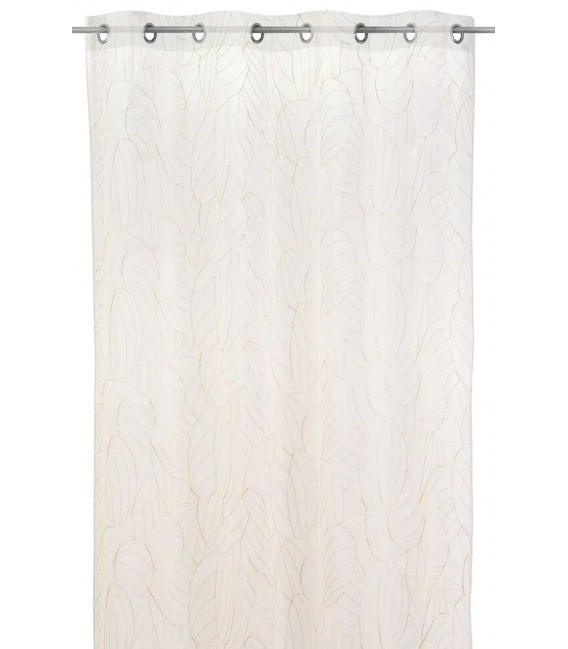 Visillo para barra semitransparente blanco