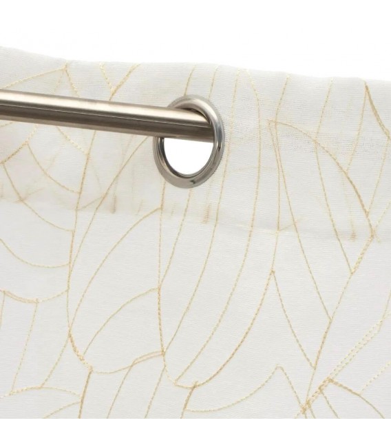 Visillo para barra semitransparente blanco