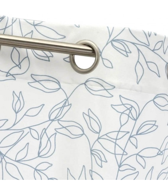 Cortina para barra opaca terciopelo impreso mdmhogar