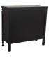 Cómoda madera negra mdmhogar