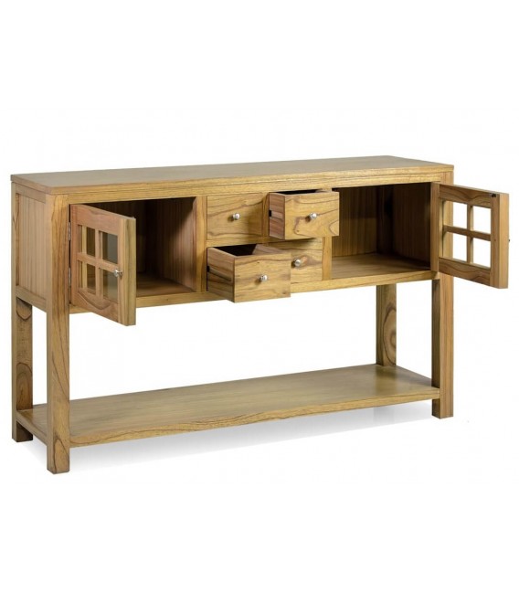 Consola de entrada grande madera mdmhogar