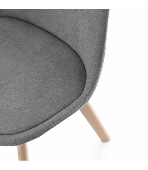 Silla cómoda patas en madera de haya mdmhogar