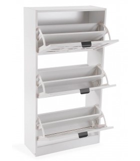 Mueble zapatero madera blanca mdmhogar