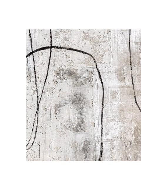 Cuadro abstracto vertical grande pintado a mano mdmhogar