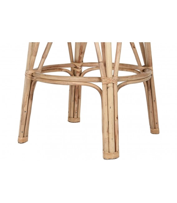 Taburete ratán natural trenzado mdmhogar