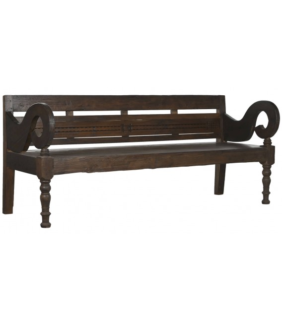 Banco de exterior madera maciza de teca  mdmhogar