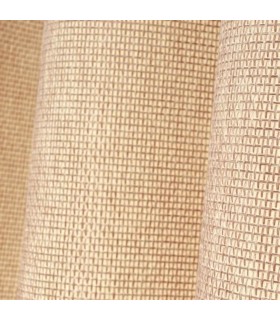 Cortina opaca para barra poliéster imitación fibras naturales mdmhogar