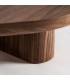 Mesa de centro grande madera dm chapada en madera de nogal mdmhogar