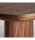 Mesa de centro grande madera dm chapada en madera de nogal mdmhogar