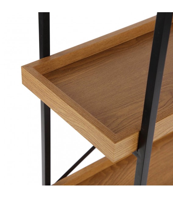 Librería estantería 4 baldas estable y robusta mdmhogar