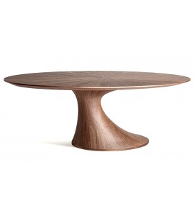 Mesa de comedor ovalada grande mdmhogar