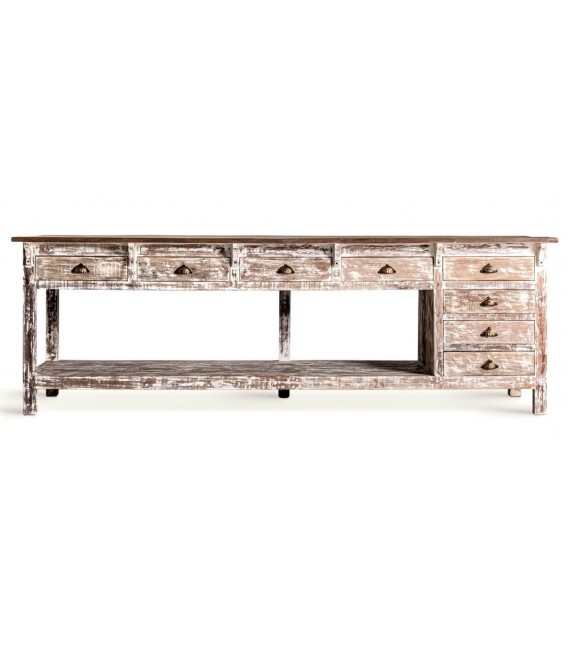 Mesa escritorio muy grande caobilla mdmhogar