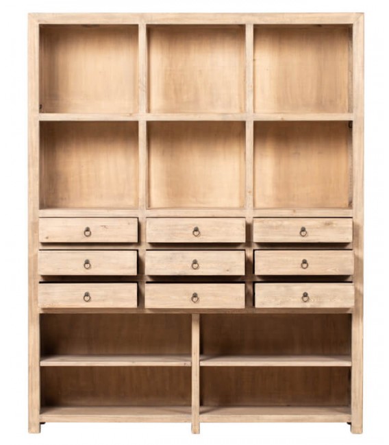Estantería muy grande madera maciza de pino natural  mdmhogar