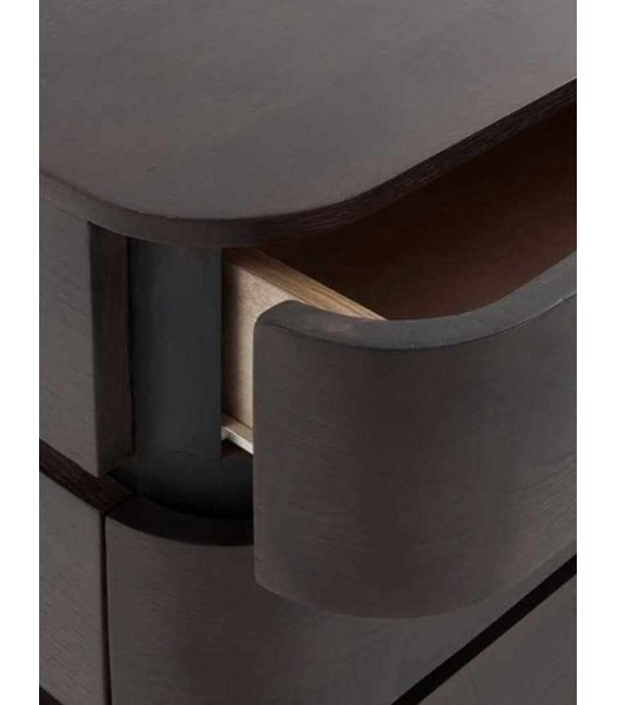 Cómoda grande madera de mango teñida en color wengué mdmhogar