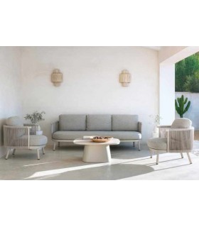 Mesa de centro exterior cuadrada mdmhogar