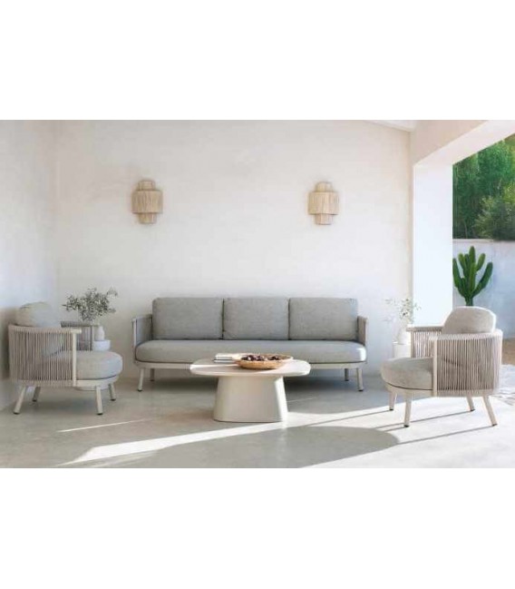 Mesa de centro exterior cuadrada mdmhogar