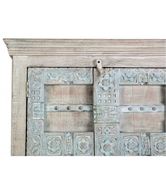 Armario alacena madera de mango natural mdmhogar