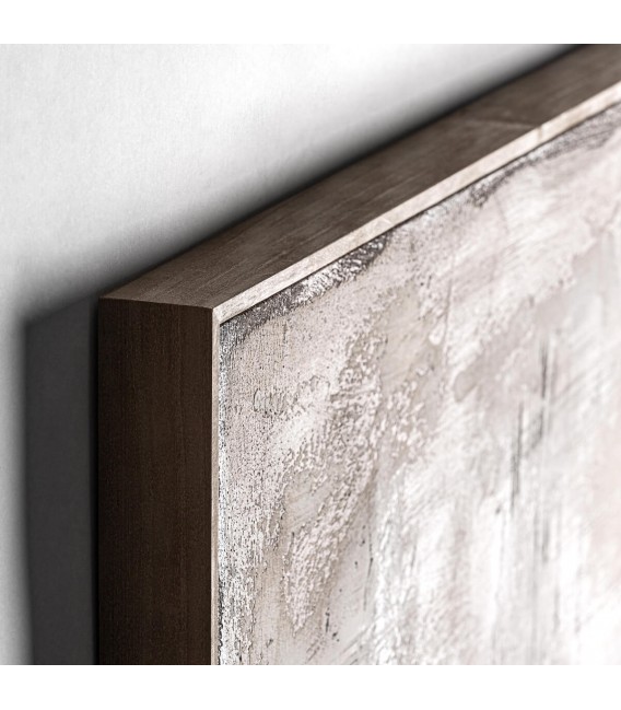 Cuadro abstracto cuadrado grande oleo con texturas mdmhogar