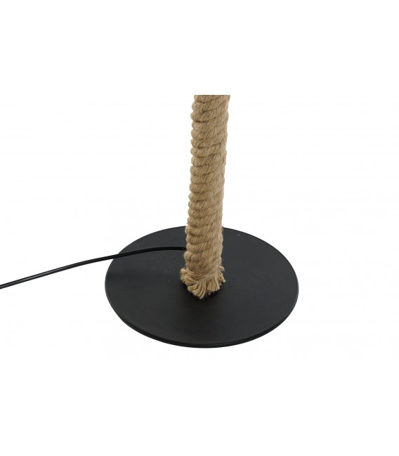 Lámpara de pie muy original cuerda de yute mdmhogar